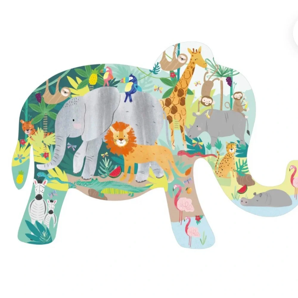 Safari 40-Piece‎ Puzzle for Kids